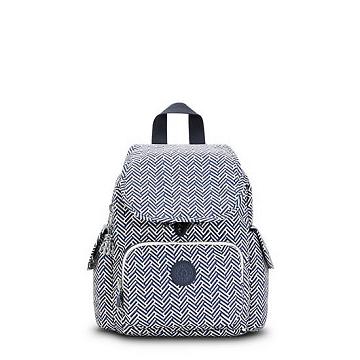 Kipling City Pack Mini Printed Hátizsák Fehér | HU 1494SG